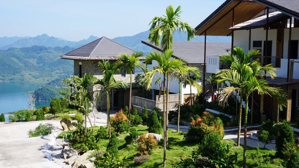 villa nghi duong ven ho hoa binh